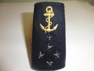 Fourreaux d'épaules Amiral  5 étoiles 