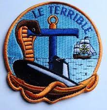 Le Terrible badge (blue)