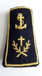 Shoulder sleeves Chief Chaplain Marine Nationale
