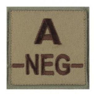 Velcro 5x5 Blood Group Low Visi A-