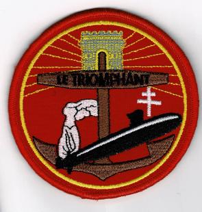 Le Triomphant badge (red)
