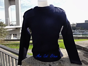 Men's Regulatory National Navy sweater with pen holder