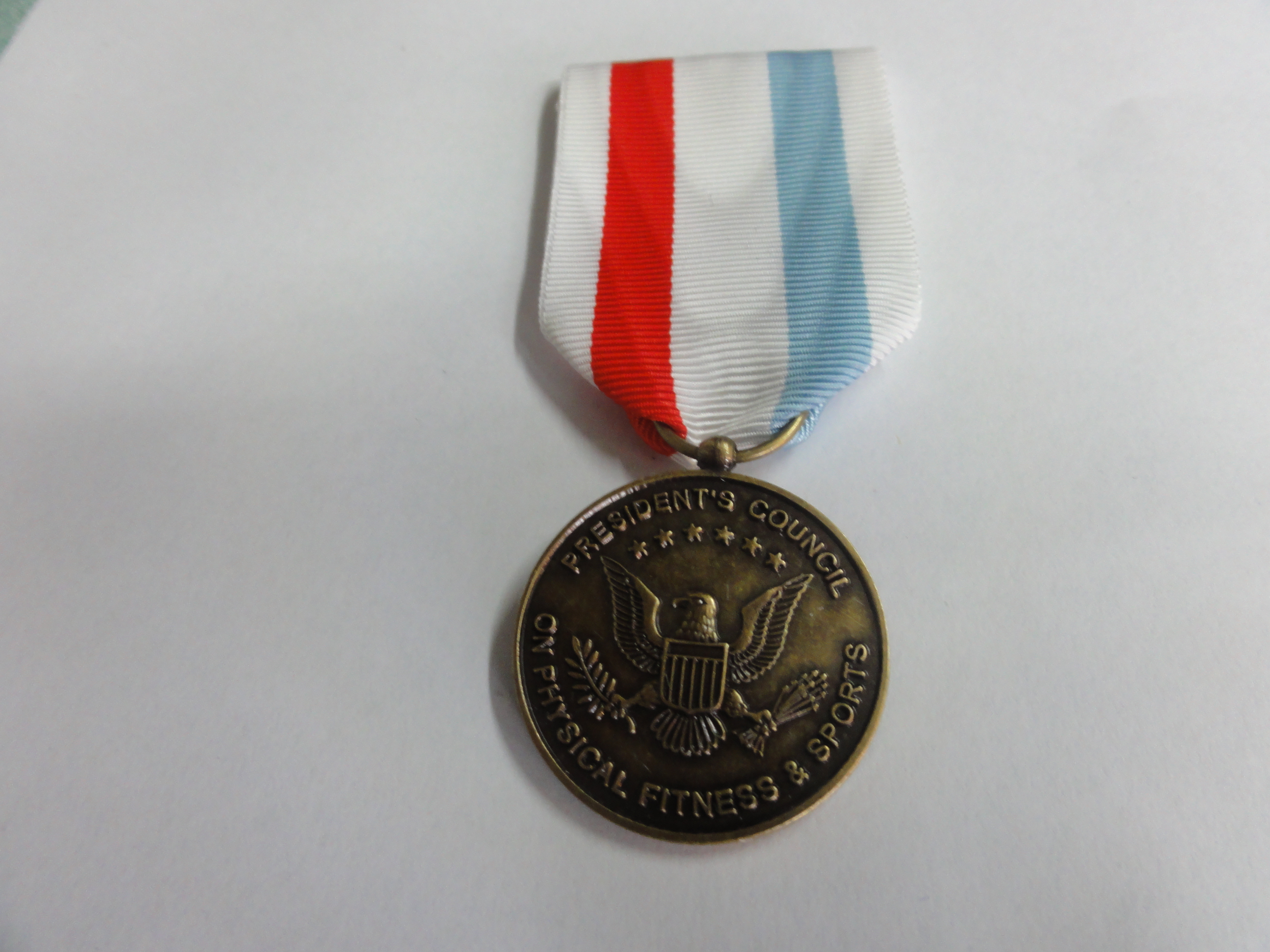 Médaille Sport Allemand Or 110157 : Au col bleu