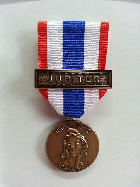 Médaille de la protection militaire du territoire Agrafe Jupiter