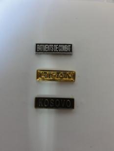 Agrafe barrette SARAJEVO pour rubans de médailles militaires. FRANCE 
