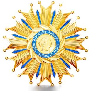 Plaque Grand Croix De l'Ordre Nationale Du Mérite