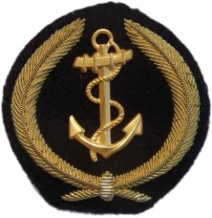 Macaron casquette Officier marinier réglementaire