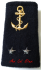 Fourreaux d'épaules Contre Amiral 2 "étoiles" (la paire)