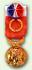 Médaille Ordonnance 40ans (GRAND OR) Travail en Bronze Doré